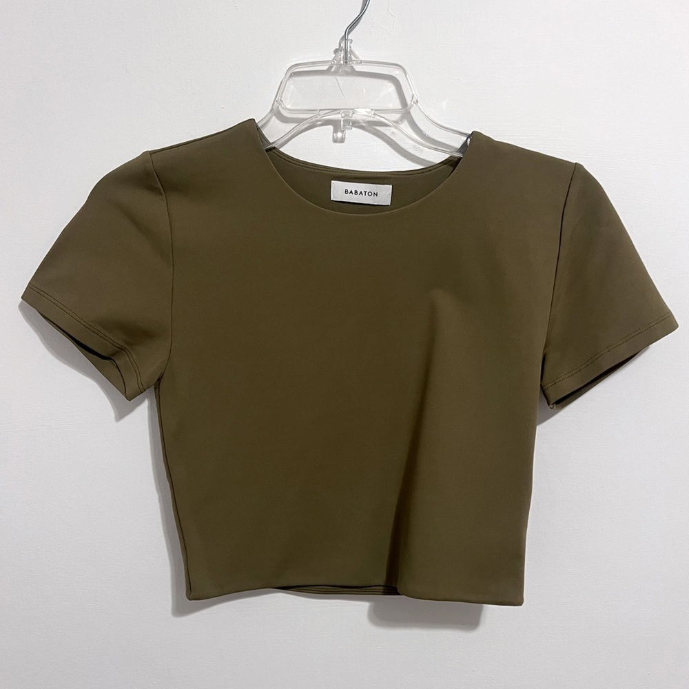 Aritzia Babaton Contour Cropped Top